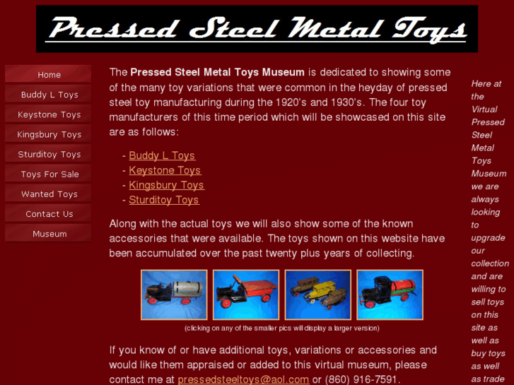 www.pressedsteelmetaltoys.com