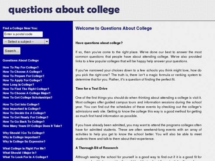 www.questionsaboutcollege.com