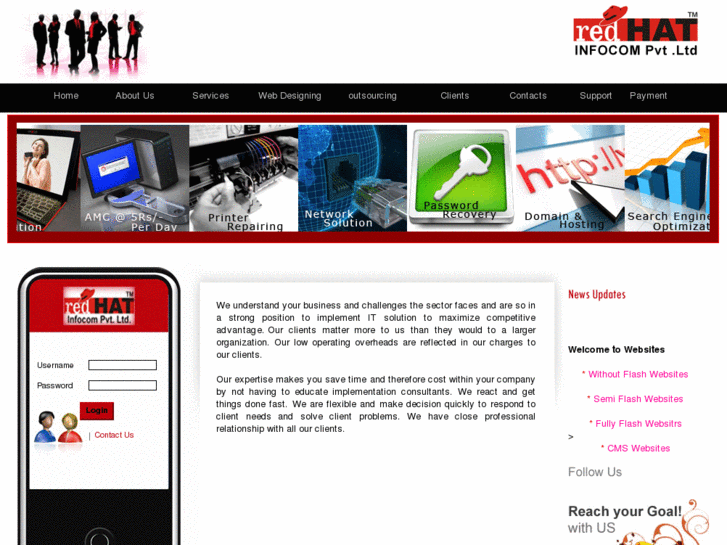 www.redhatinfocom.com