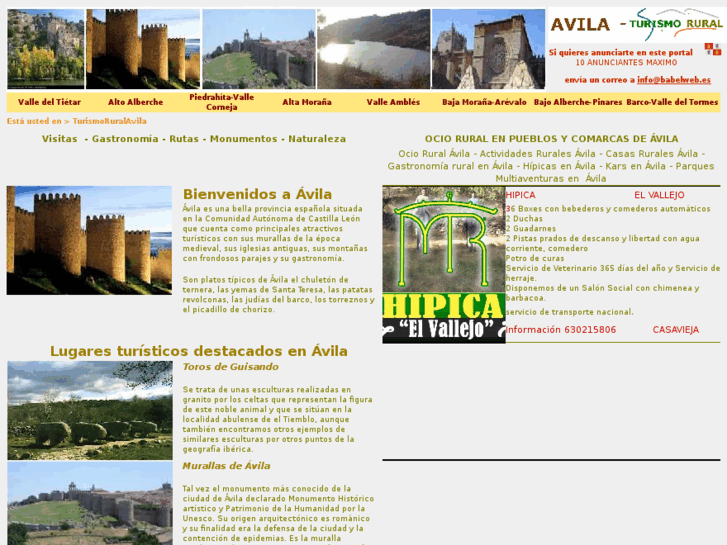 www.turismo-rural-avila.com