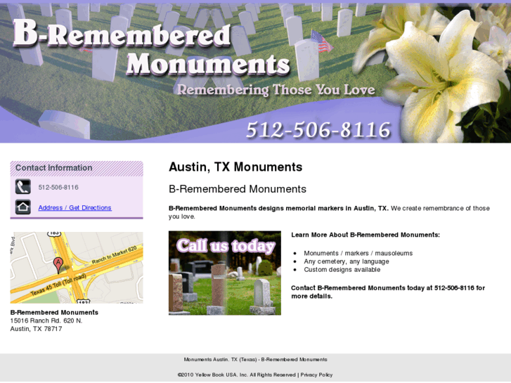 www.b-remeberedmonuments.com