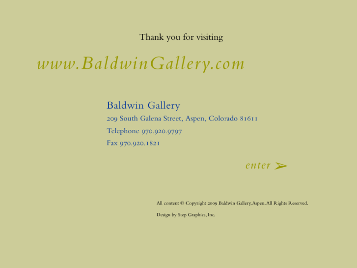 www.baldwingallery.com