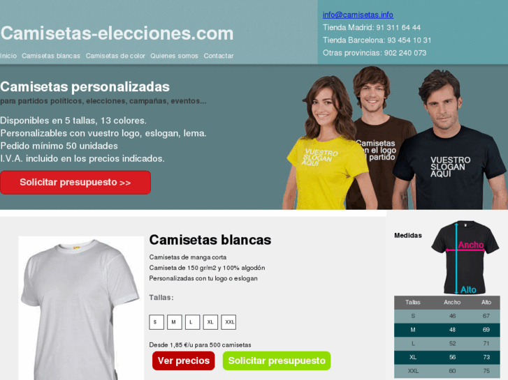 www.camisetas-elecciones.com