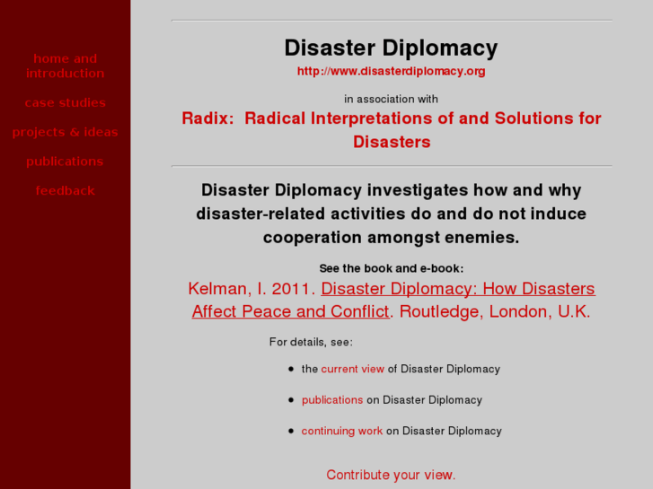 www.disasterdiplomacy.org