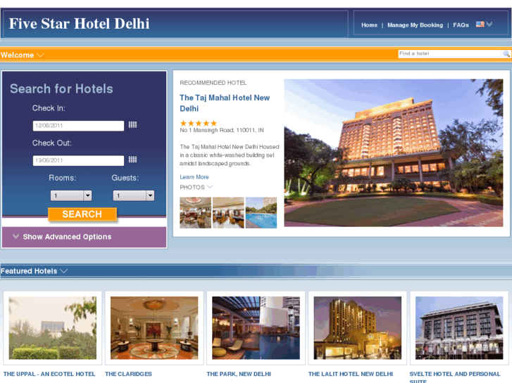 www.fivestarhoteldelhi.com