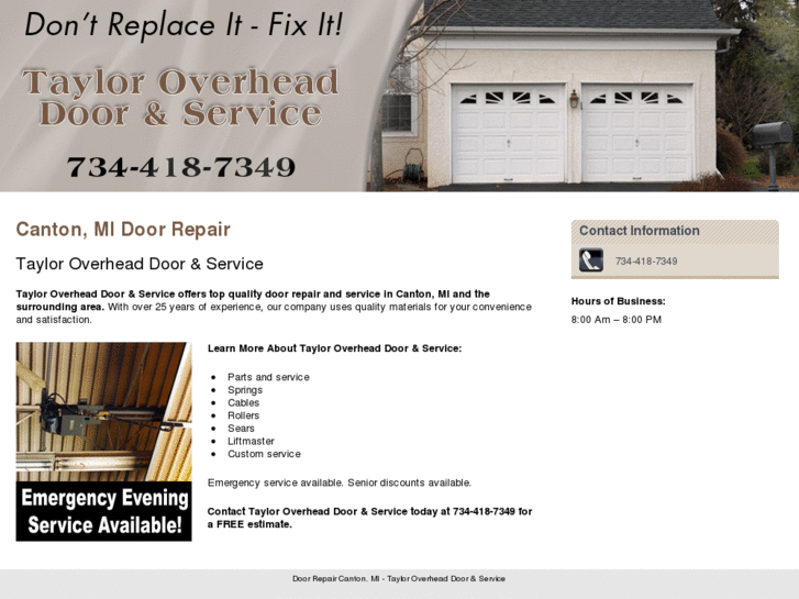 www.garagedoorrepairwaynecountymi.com