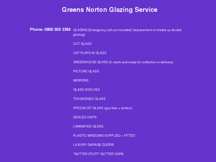 www.greensnortonglazier.co.uk