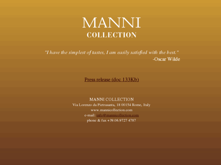 www.mannicollection.net