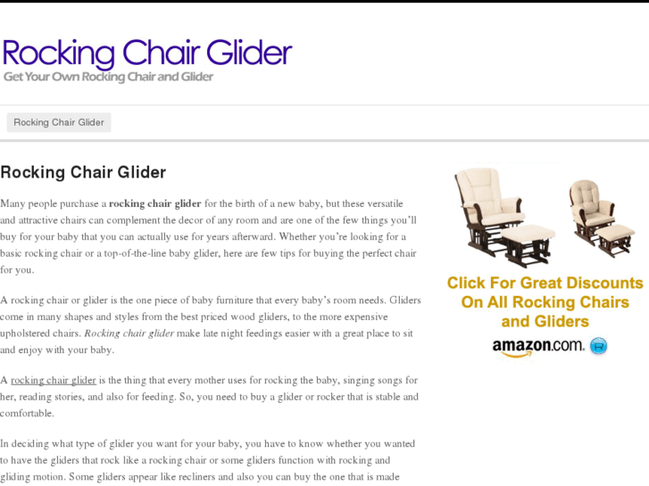 www.rockingchairglider.com