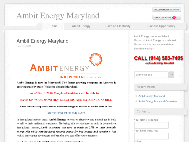 www.ambitenergymaryland.net