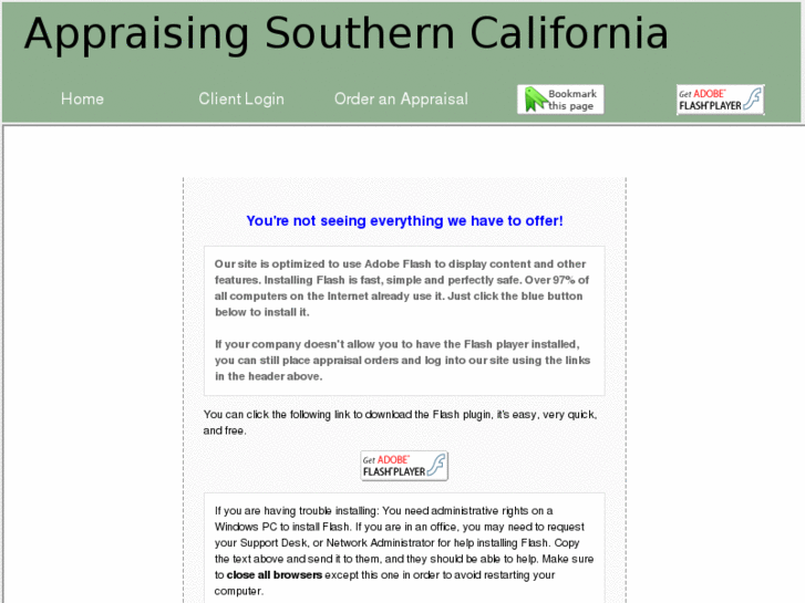 www.appraisingsoutherncalifornia.com