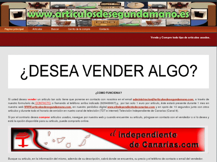 www.articulosdesegundamano.com