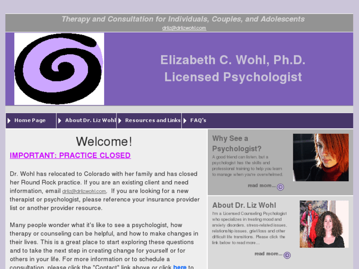 www.drlizwohl.com