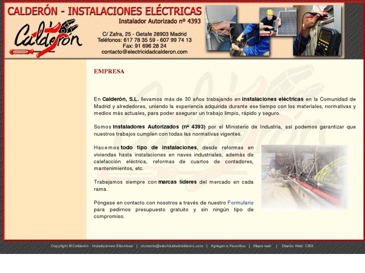 www.electricidadcalderon.com