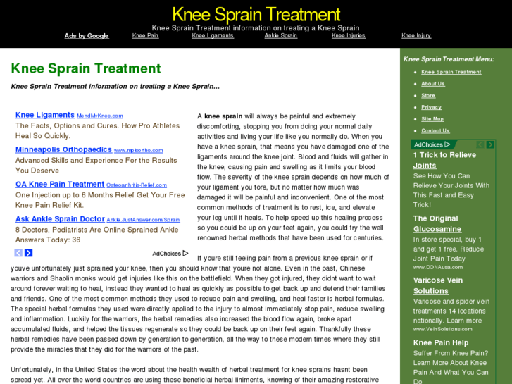 www.knee-sprain.com