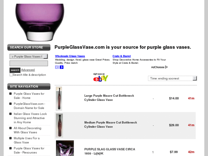 www.purpleglassvase.com