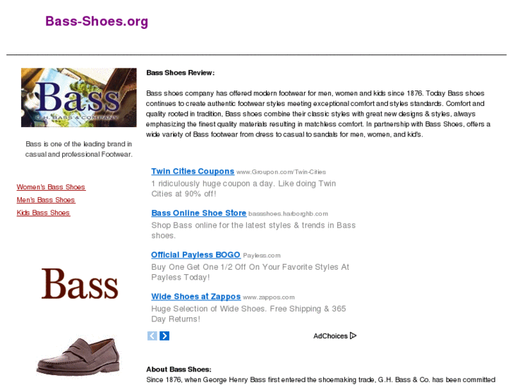 www.bass-shoes.org