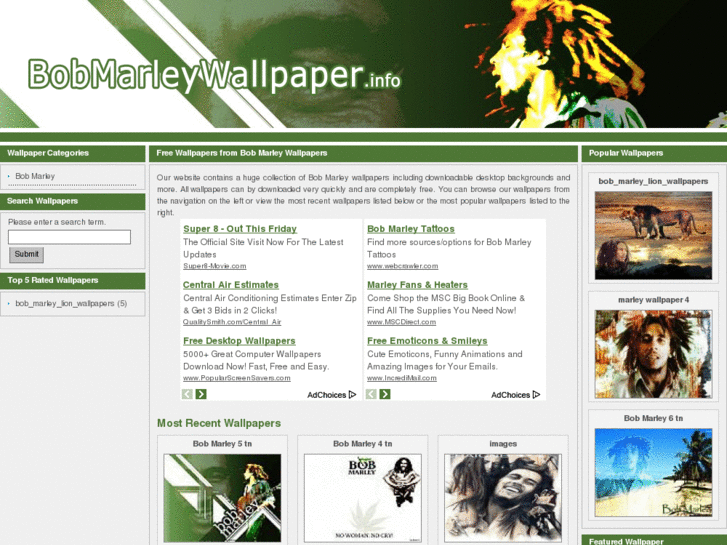 www.bobmarleywallpaper.info