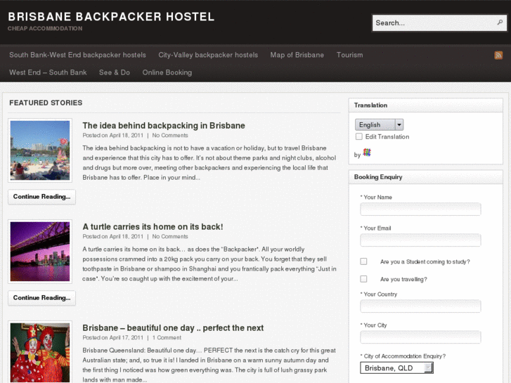 www.brisbanebackpackerhostels.com.au