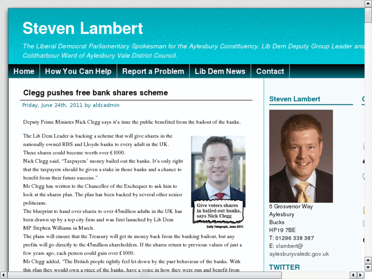 www.cllrlambert.com