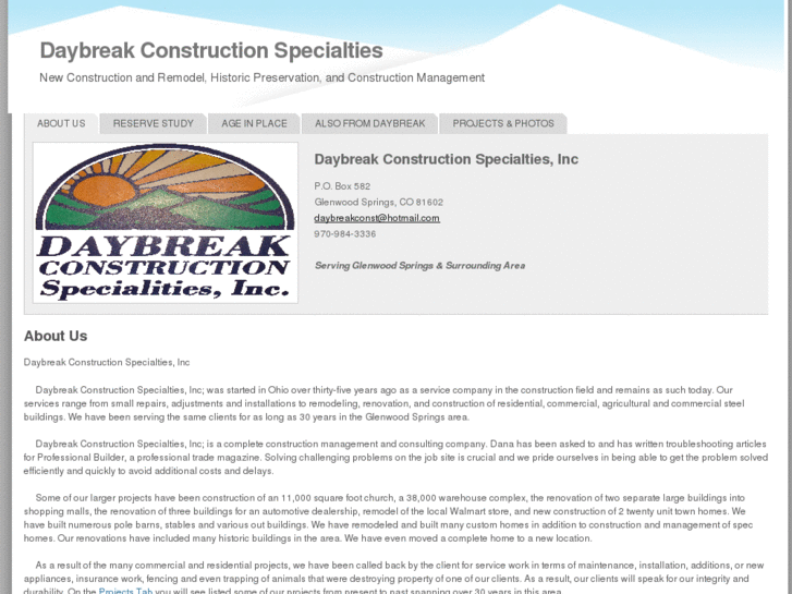 www.daybreakconstructionspecialties.com