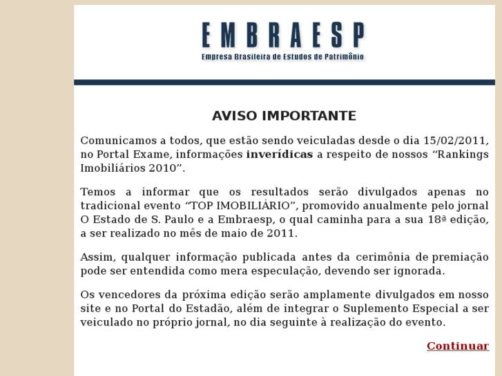 www.embraesp.com.br