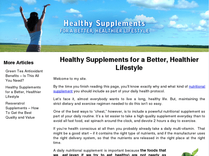 www.healthysupplementsforlife.info