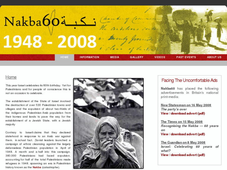 www.nakba60.org.uk