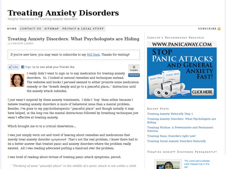 www.treatinganxietydisorders.net