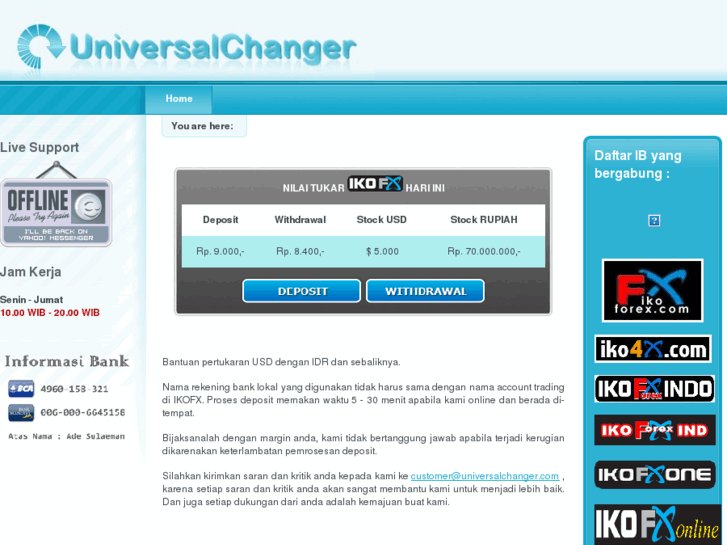 www.universalchanger.com