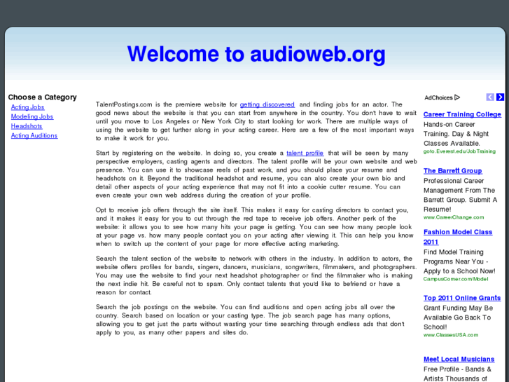 www.audioweb.org