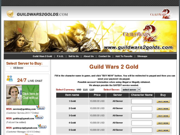 www.guildwars2golds.com