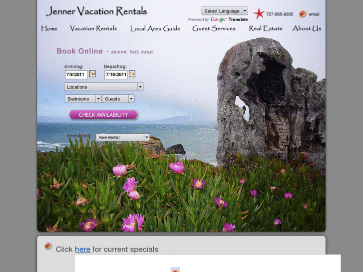 www.jennervacationrentals.com