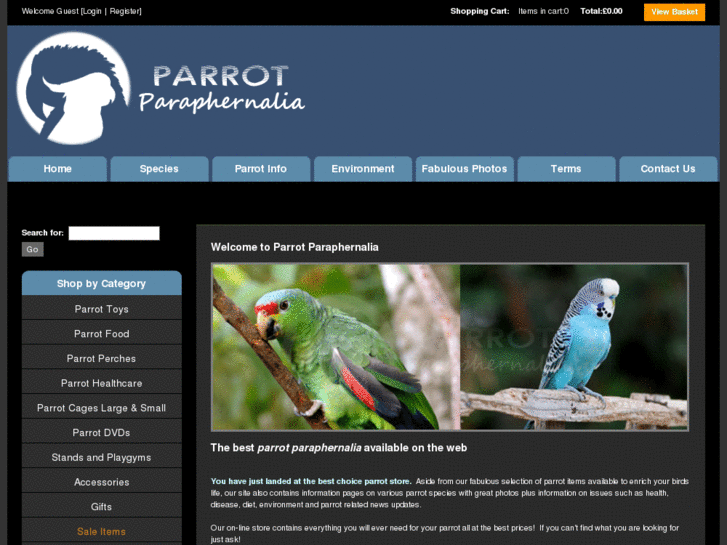 www.parrotparaphernalia.com