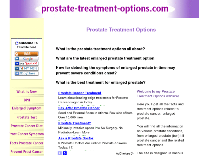 www.prostate-treatment-options.com