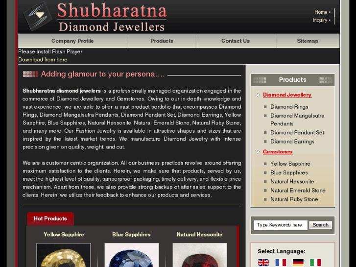 www.shubharatnadiamondsgems.com