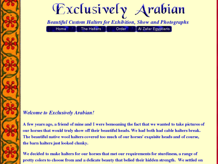 www.arabianshowhalters.com