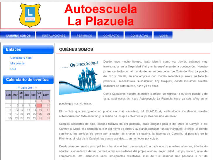 www.autoescuelalaplazuela.es