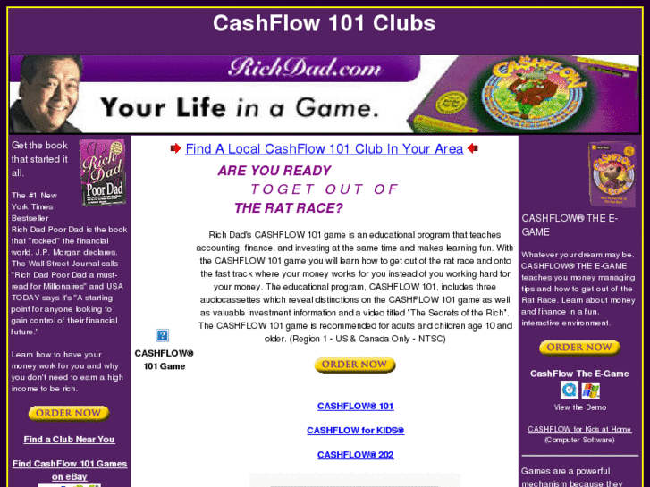 www.cashflow101clubs.com