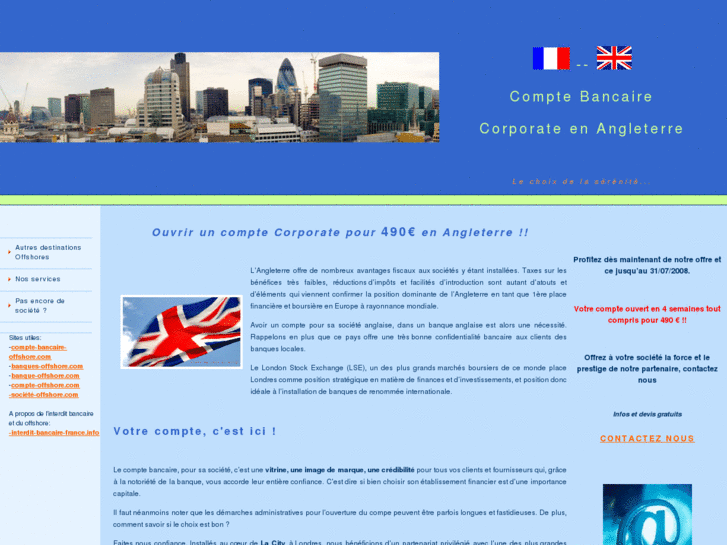 www.compte-bancaire-angleterre.com