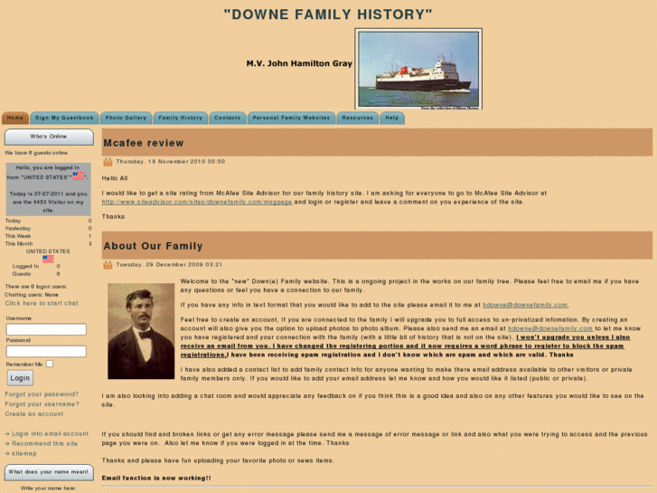 www.downefamily.com