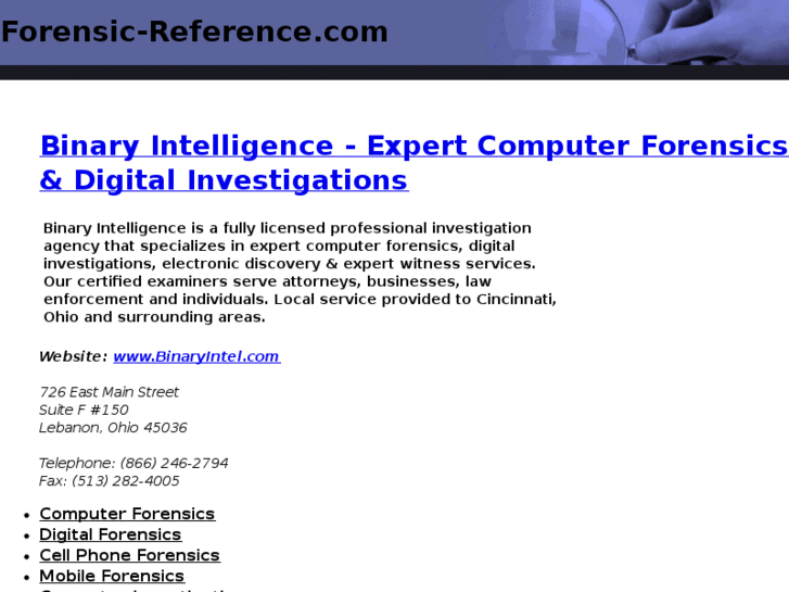 www.forensic-reference.com