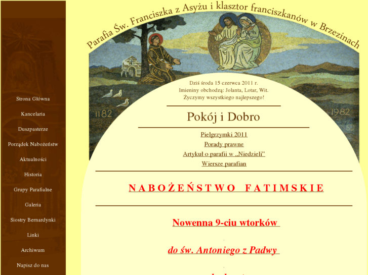 www.franciszkaniebrzeziny.org