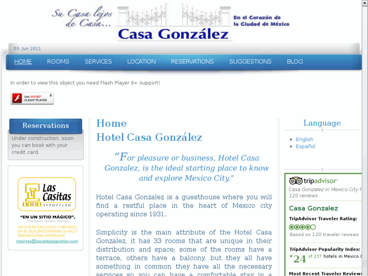 www.hotelcasagonzalez.com