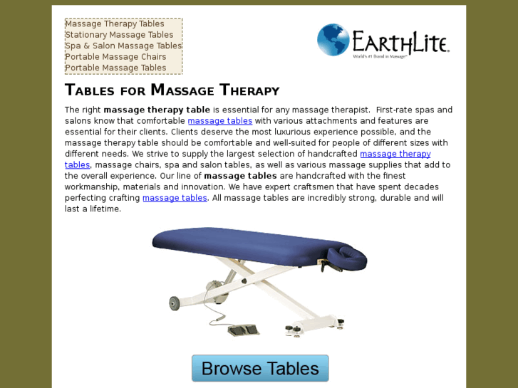 www.massagetherapytables.org