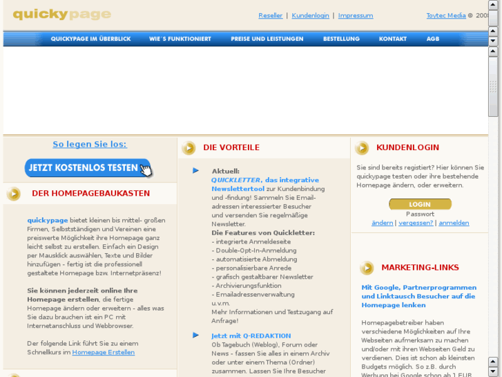 www.quickypage.de