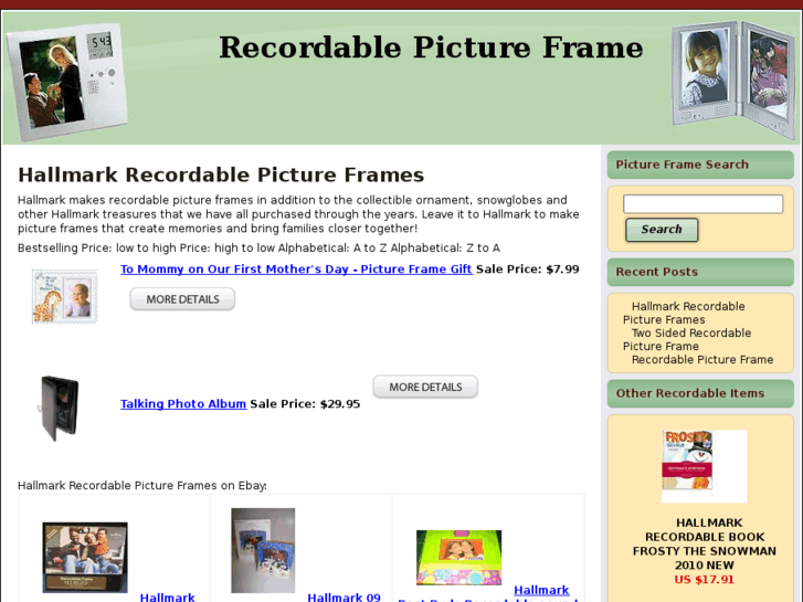 www.recordablepictureframe.com