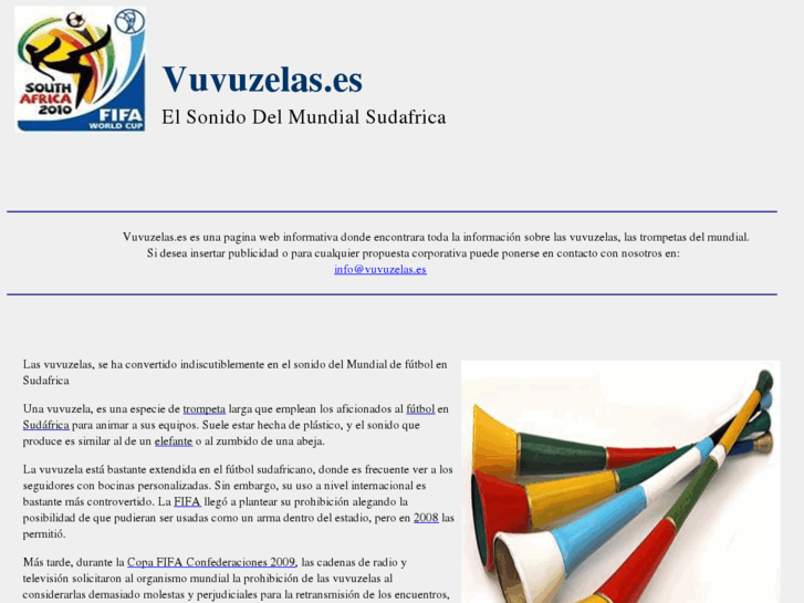 www.vuvuzelas.es