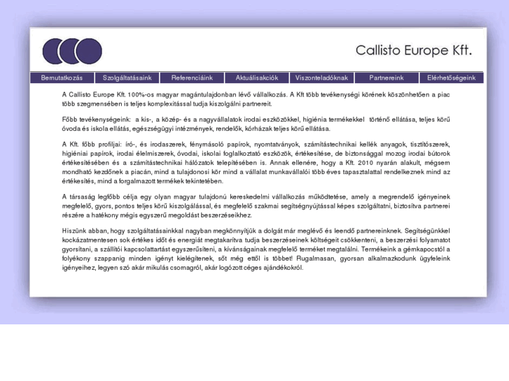 www.callistoeurope.com