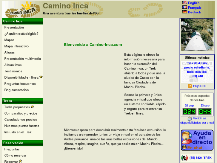 www.camino-inca.com